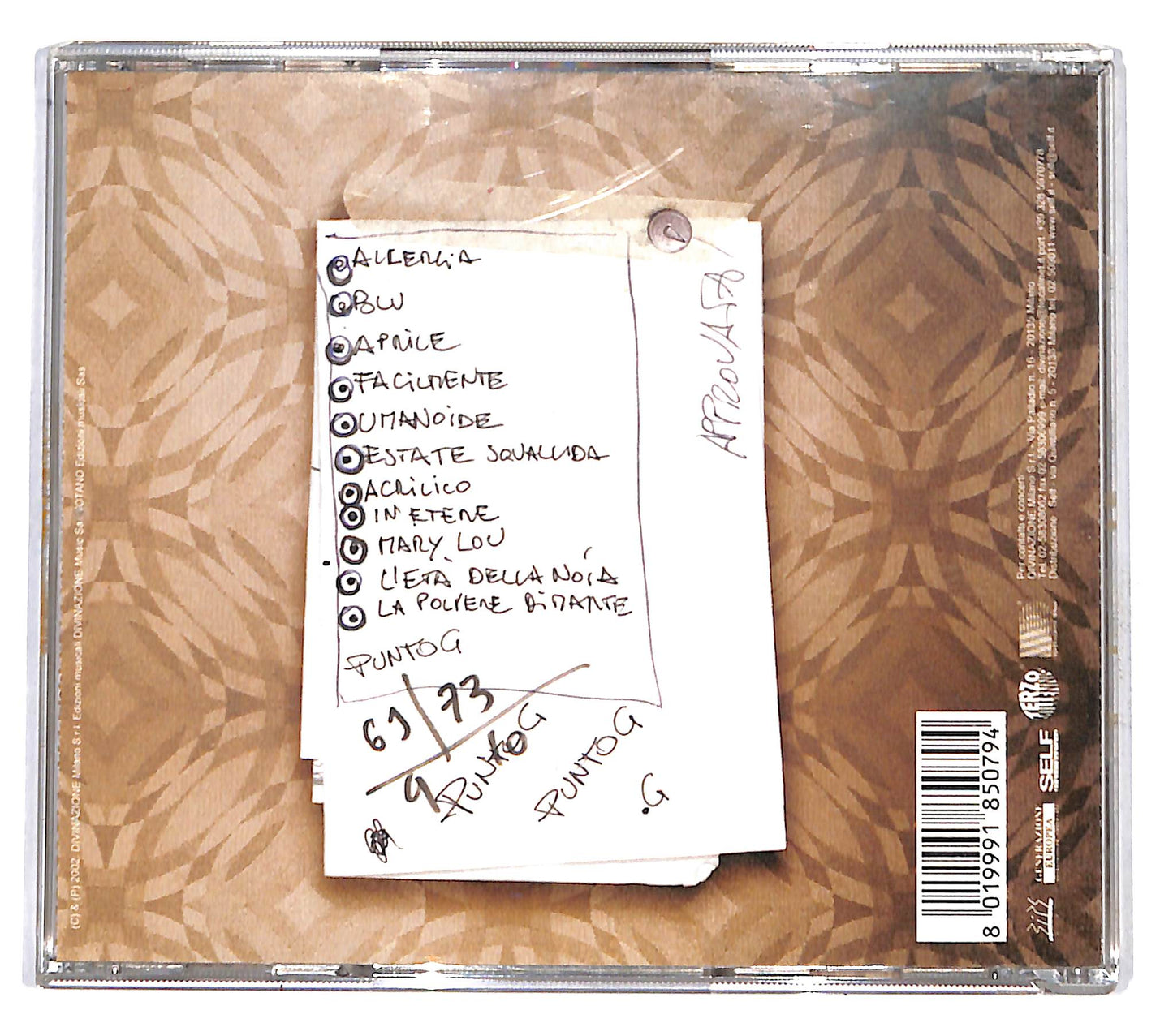 EBOND Puntog Blu - 5 Gradi Di Escursione CD CD137608