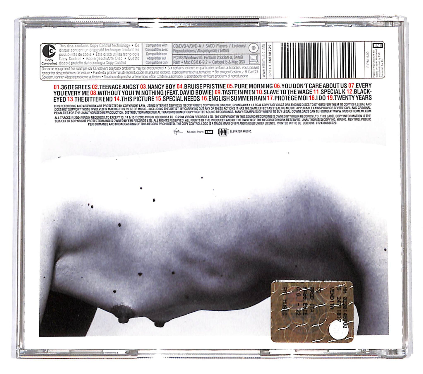 EBOND Placebo - Once More With Feeling (Singles 1996-2004) CD CD137619