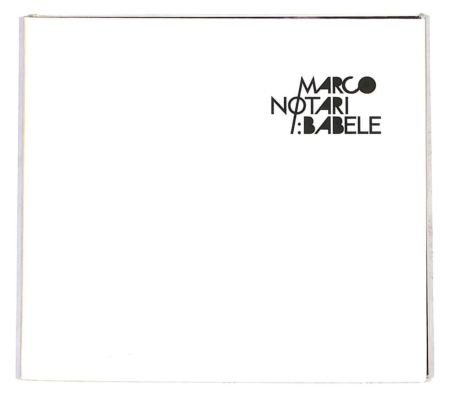 EBOND Marco Notari - Babele DIGIPACK CD CD137635