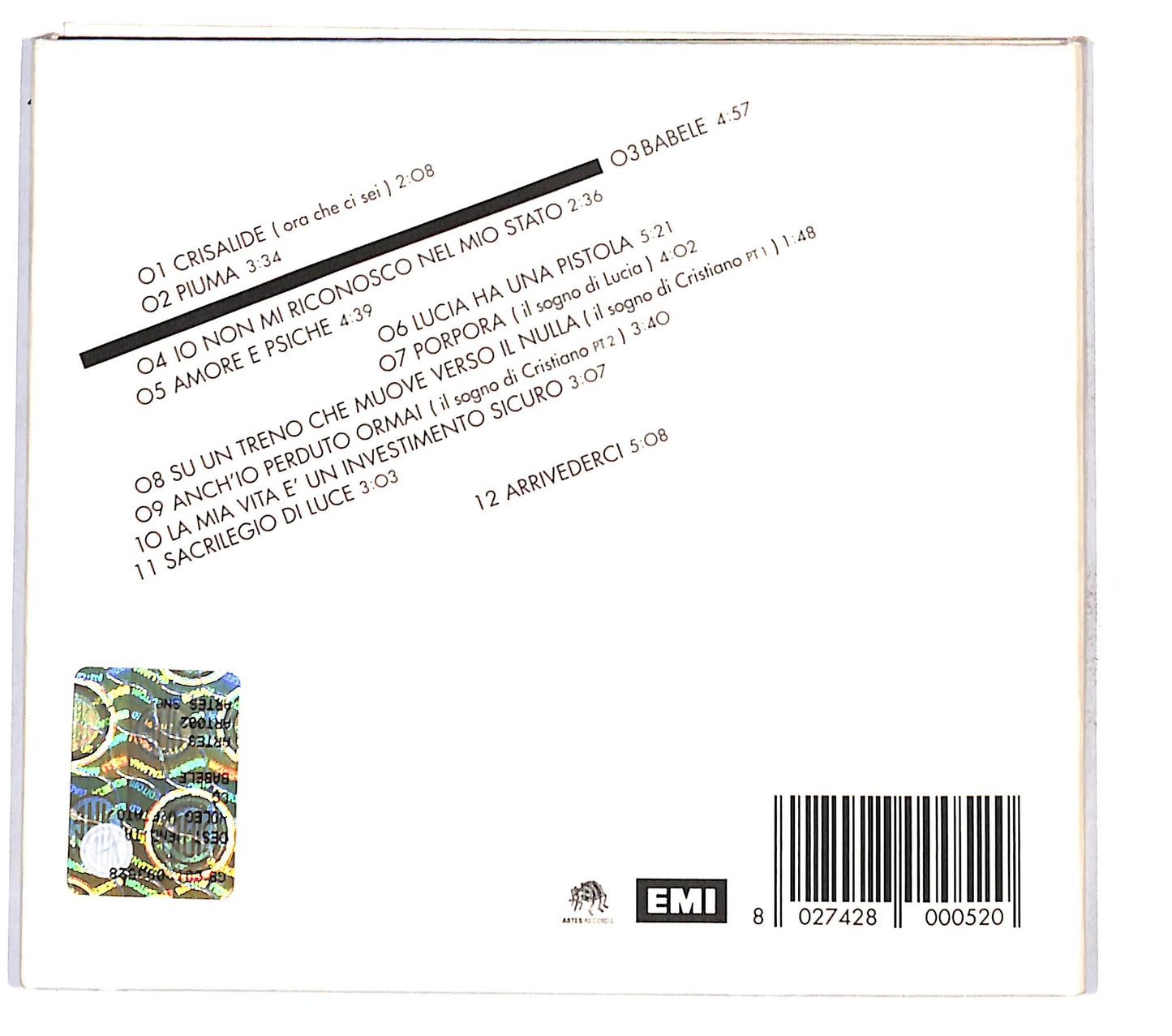 EBOND Marco Notari - Babele DIGIPACK CD CD137635