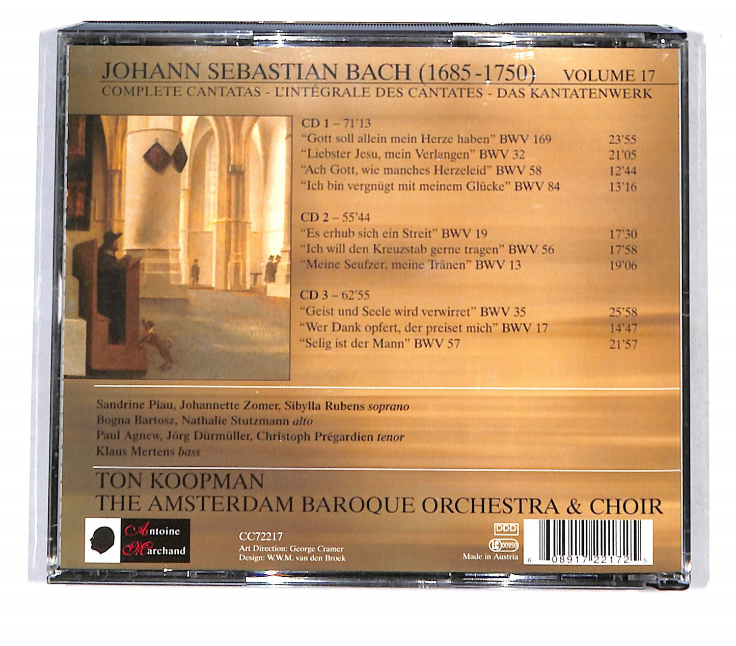 EBOND J.S. Bach - Cantatas Vol. 17 CD CD137652