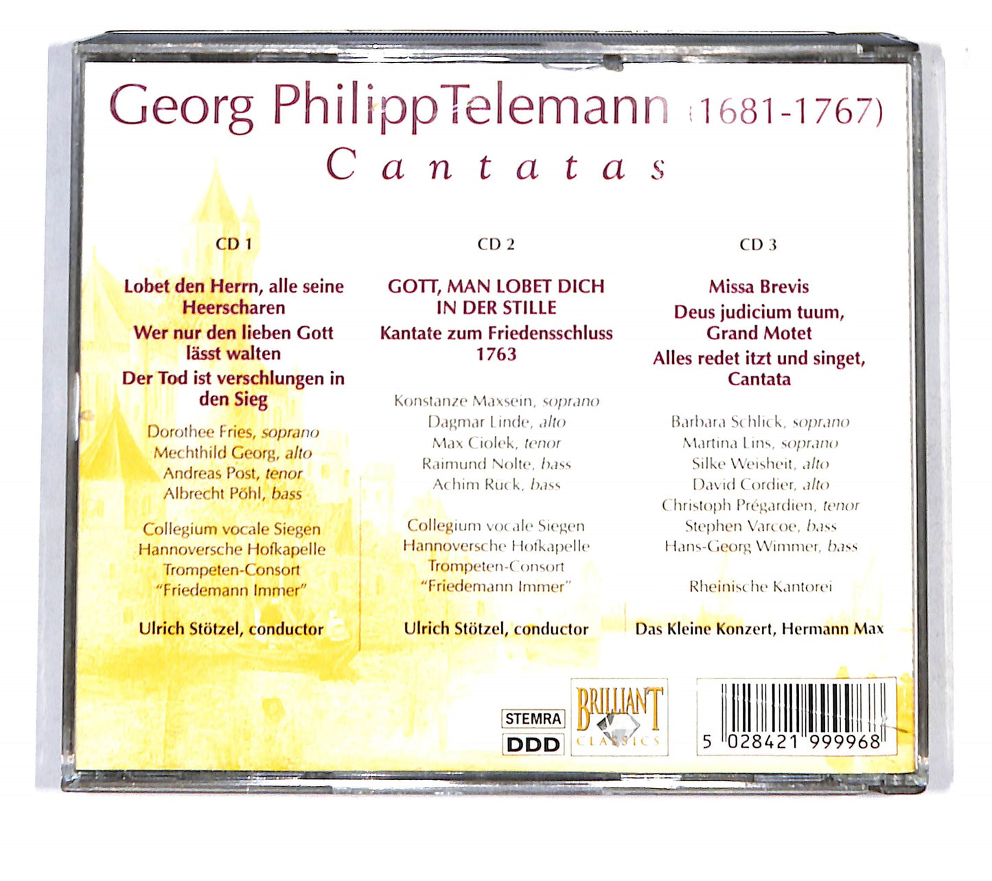 EBOND Telemann - Cantatas CD CD137707