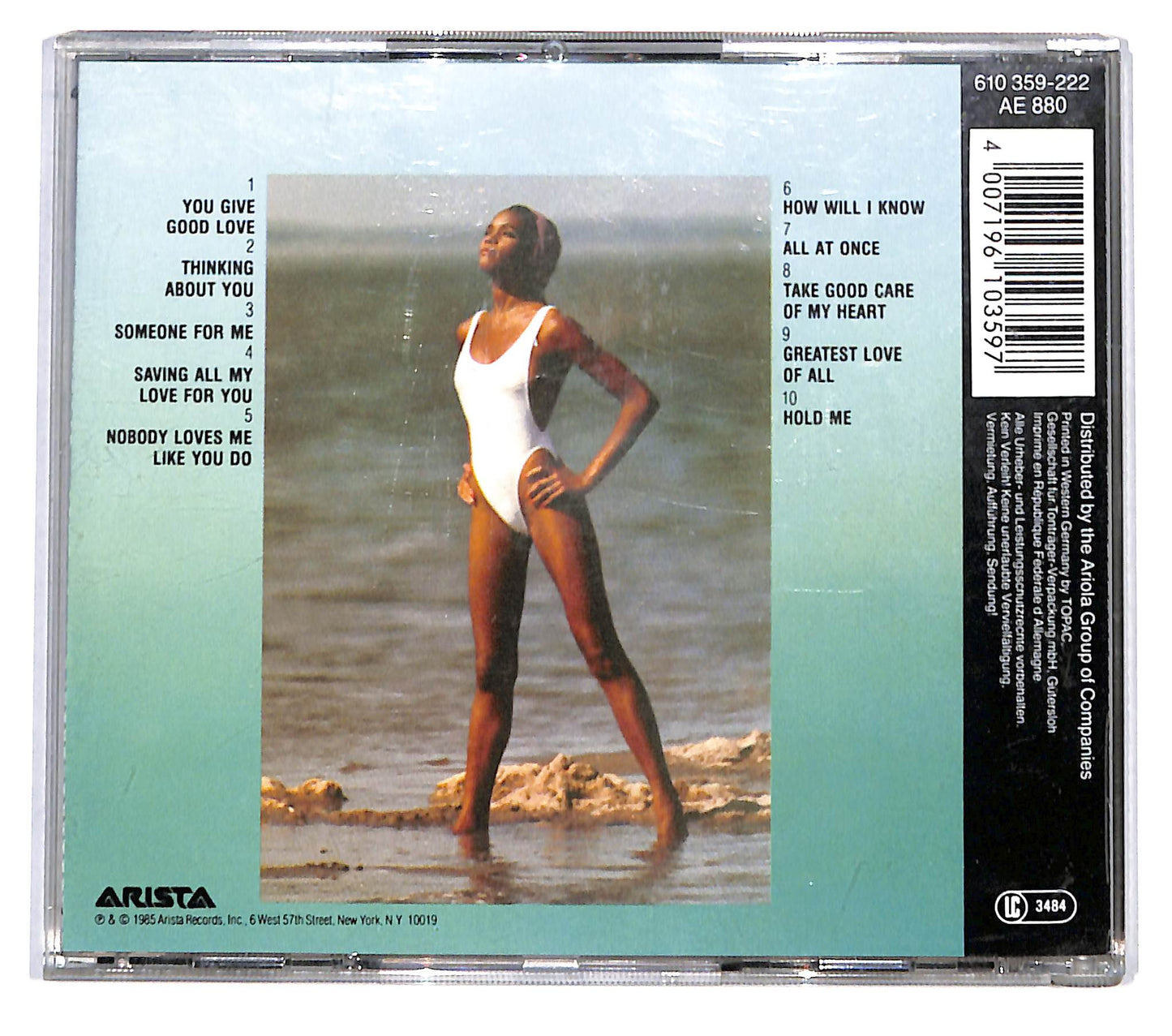 EBOND Whitney Houston - Whitney Houston CD CD137728