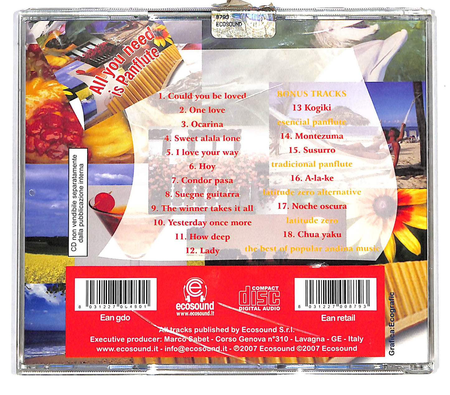 EBOND Various - all you need panflute CD CD137822