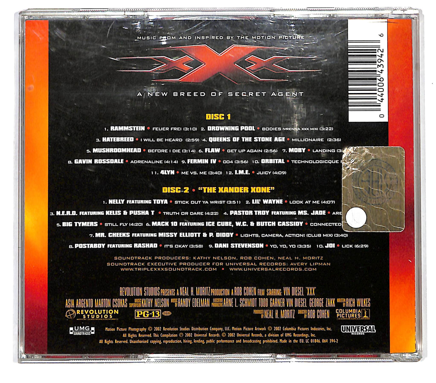 EBOND Various - Music From And Inspired By The Motion Picture XXX CD CD137829