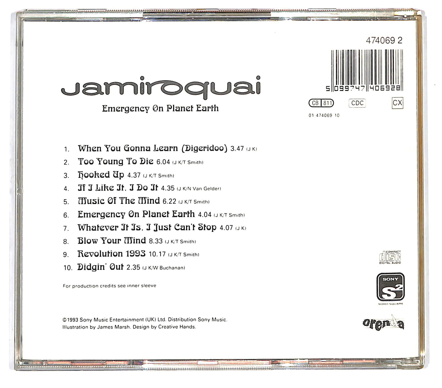 EBOND Jamiroquai - Emergency On Planet Earth CD CD137843