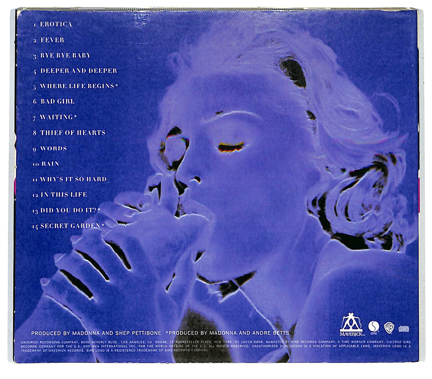 EBOND Madonna - Erotica CD CD137849
