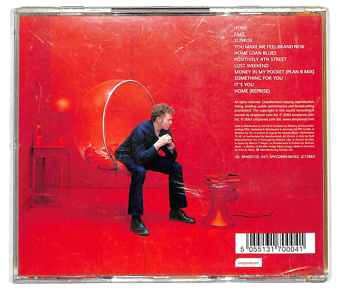 EBOND Simply Red - Home CD CD137850