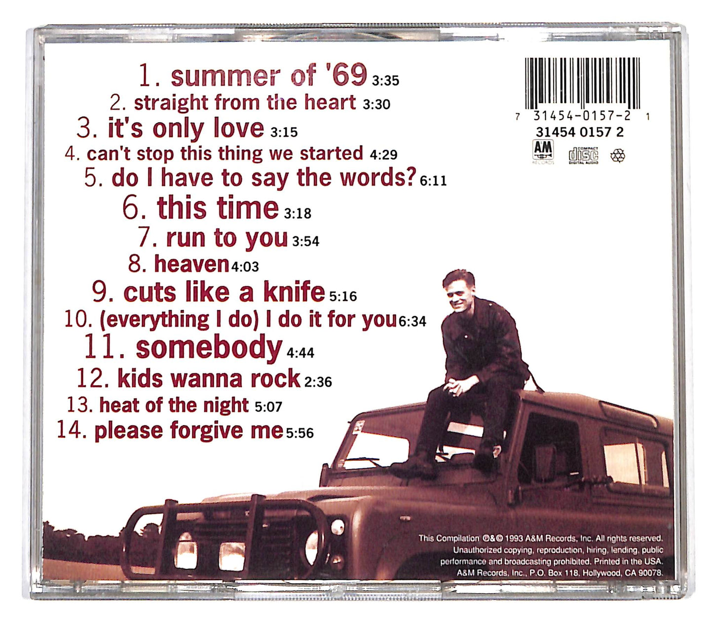EBOND Bryan Adams - So Far So Good CD CD137917