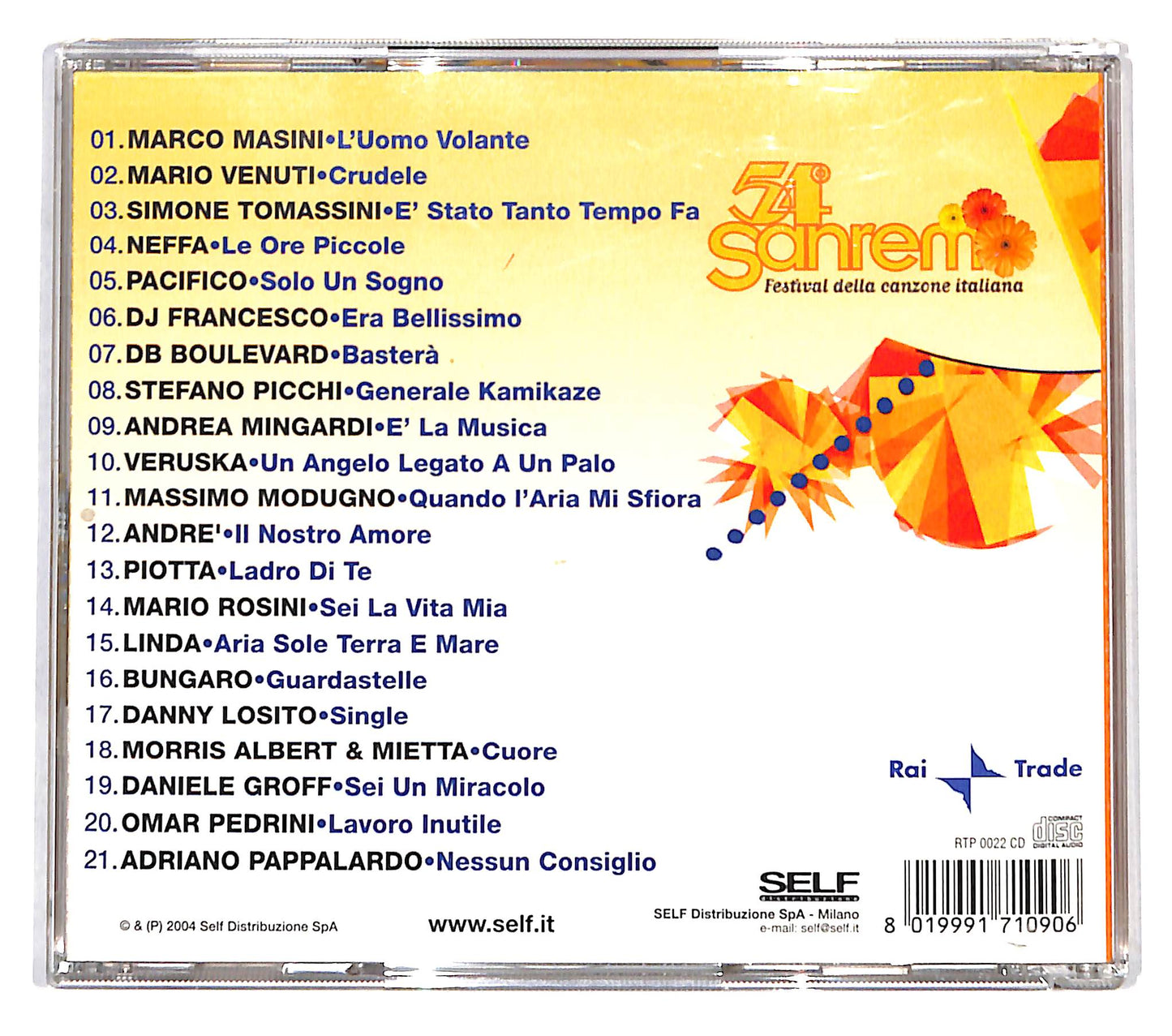 EBOND Various - 54° Sanremo CD CD137930