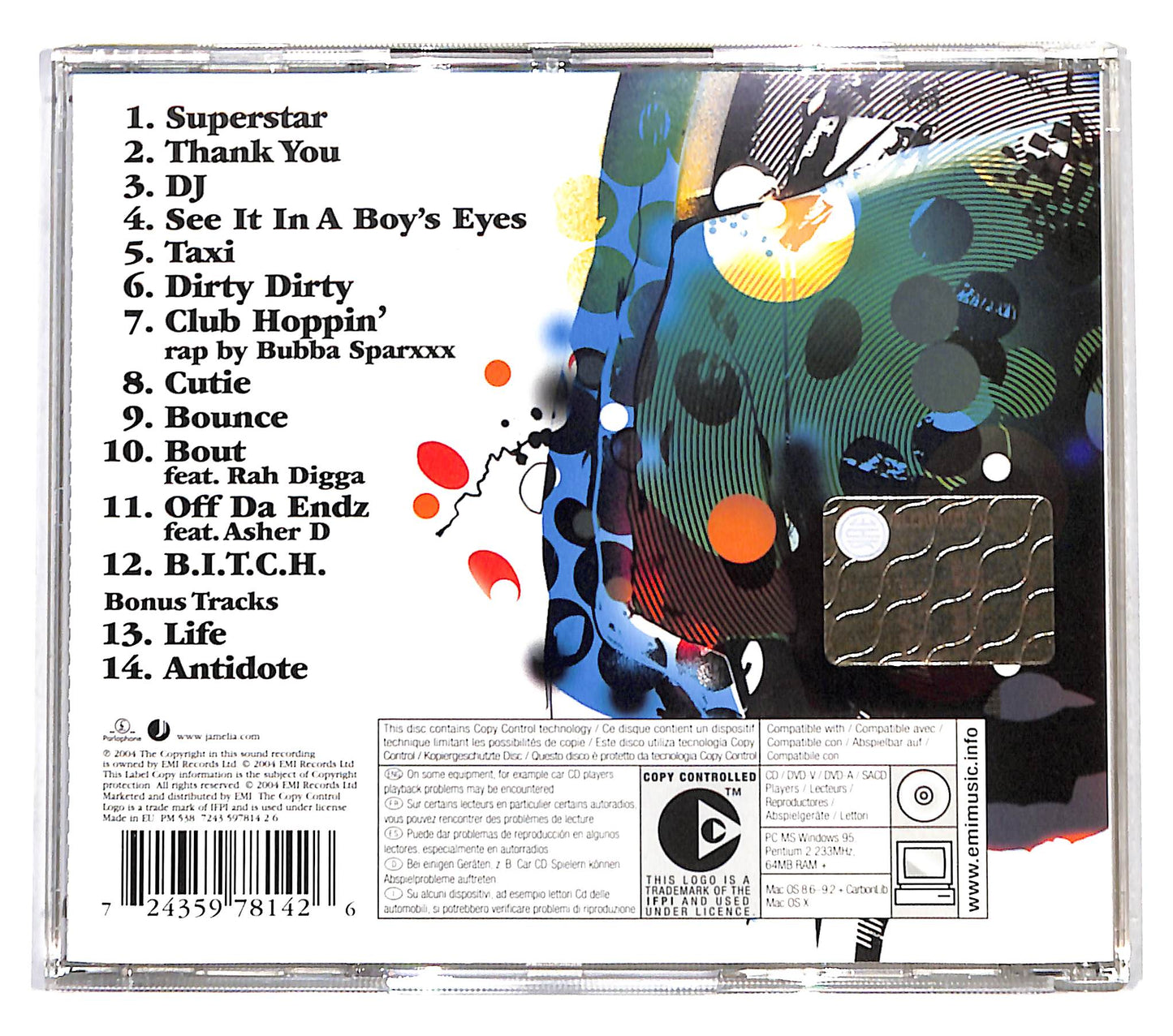 EBOND Jamelia - Thank You CD CD138013