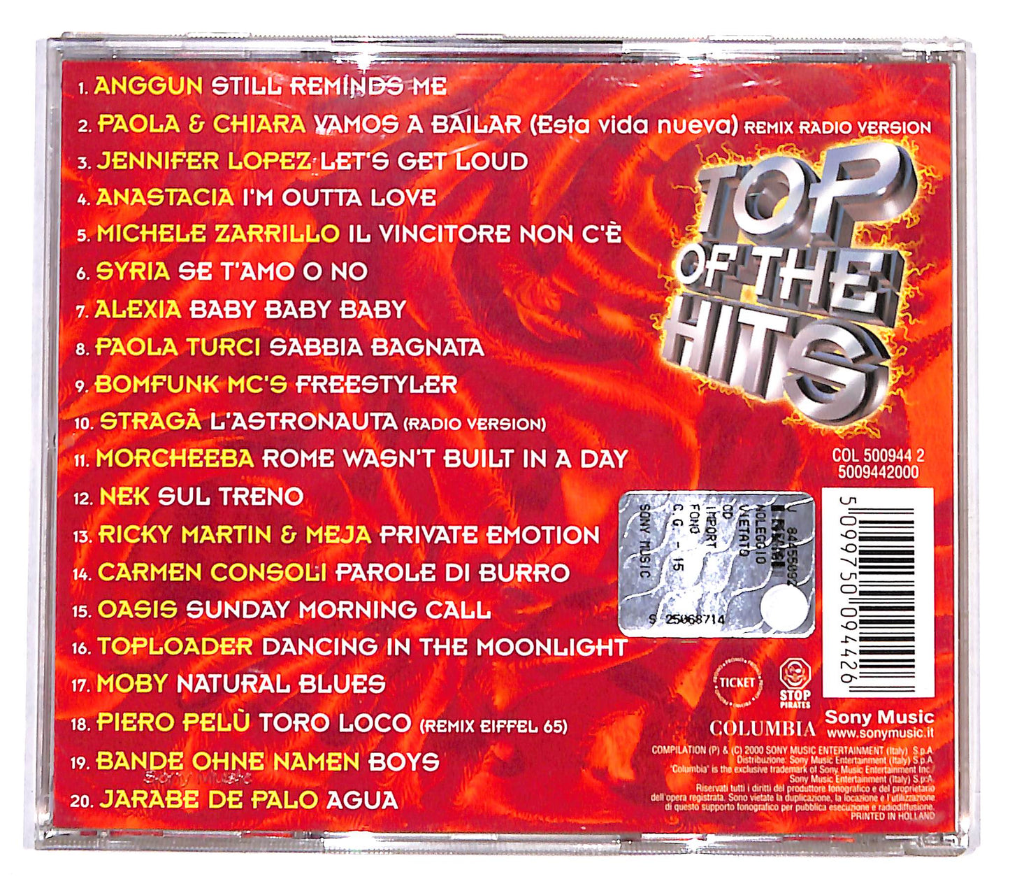 EBOND Various - Top Of The Hits CD CD138046