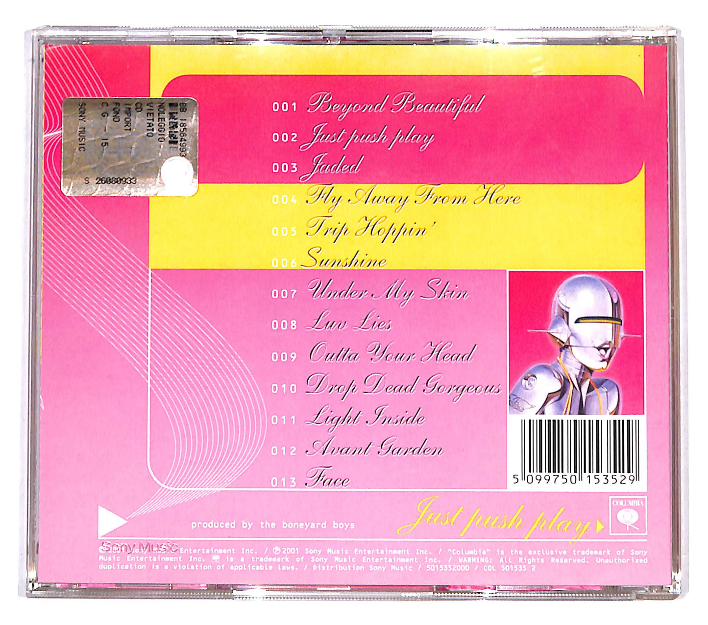EBOND Aerosmith ‎- Just Push Play CD CD138049