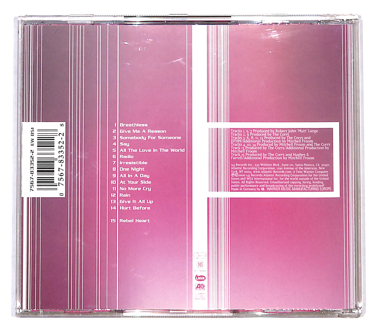 EBOND The Corrs - In Blue CD CD138054
