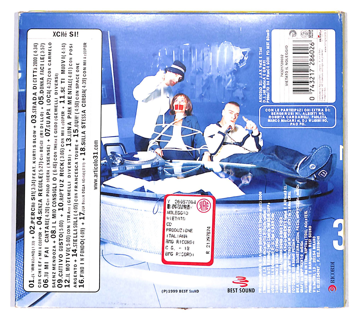 EBOND Articolo 31 - Xche Si! DIGIPACK CD CD138062