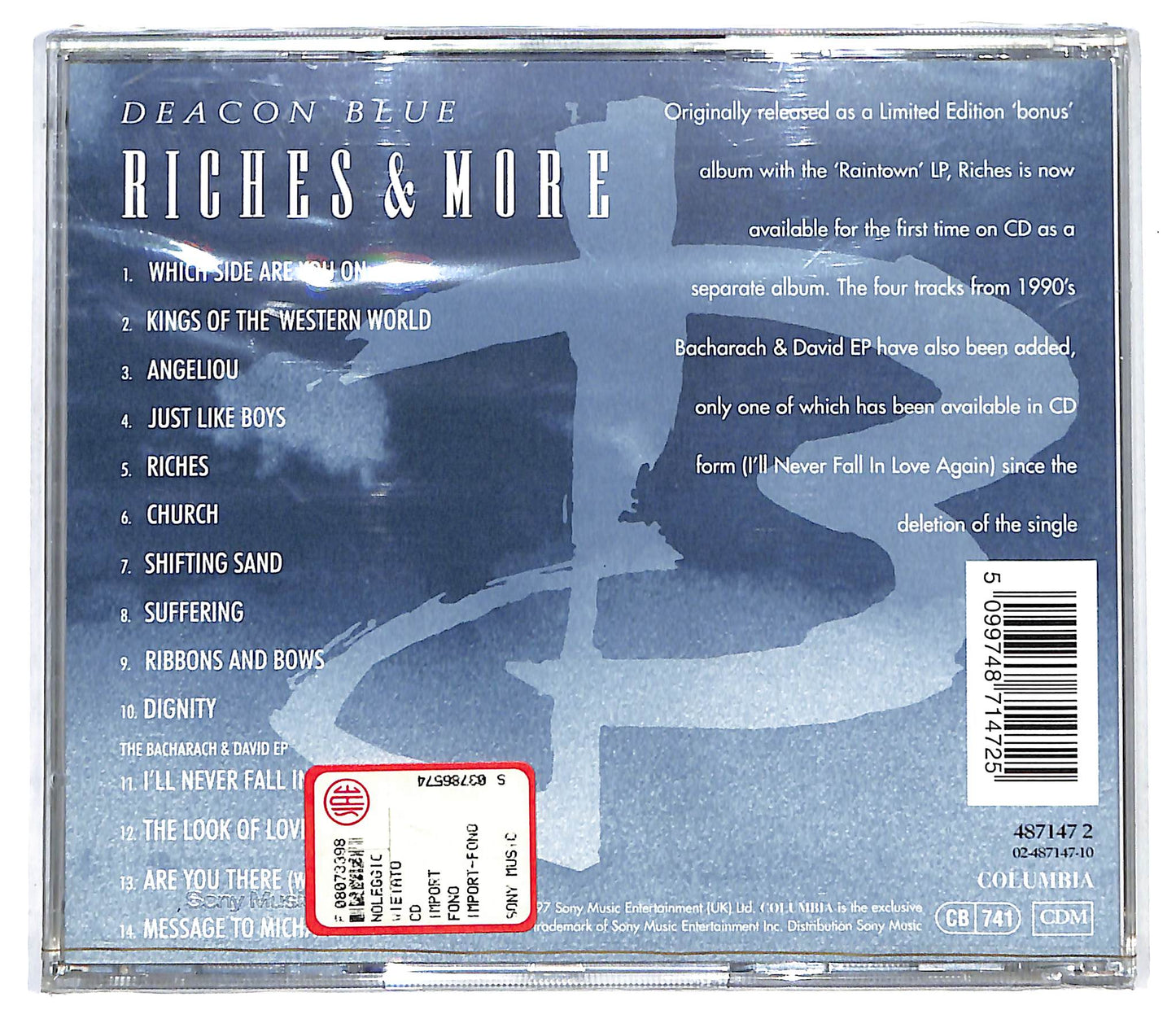 EBOND Deacon Blue - Riches & More CD CD138101