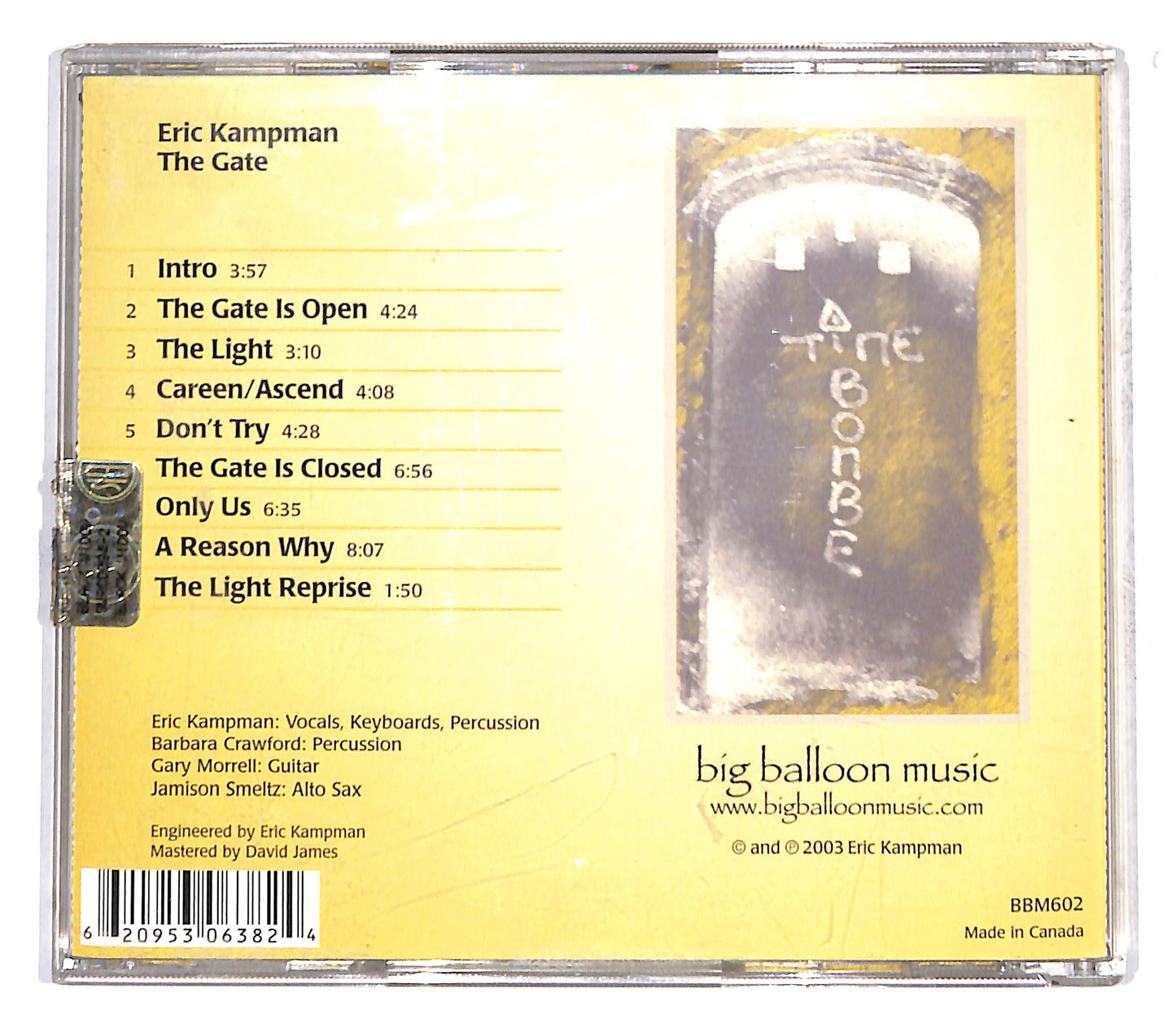 EBOND Eric Kampman - The Gate CD CD138122