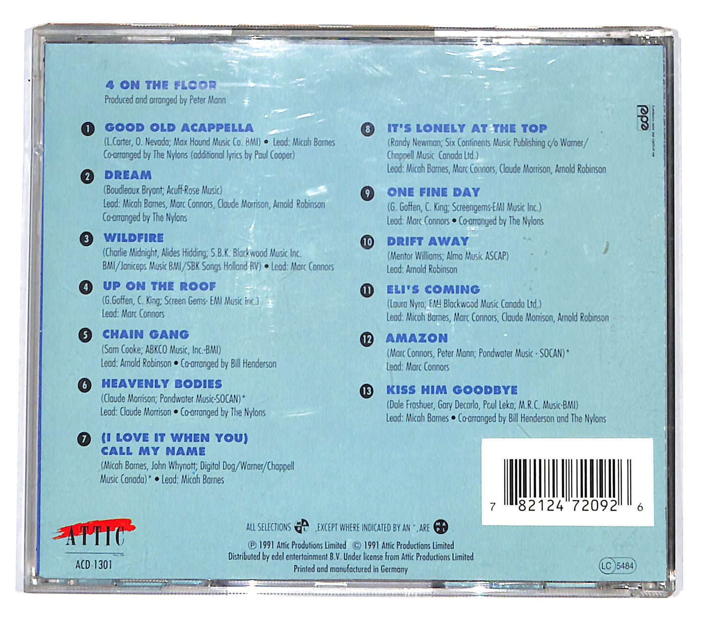 EBOND The Nylons - 4 On The Floor CD CD138130