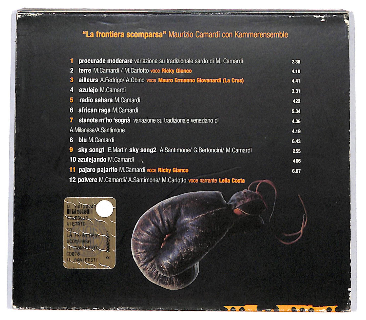 EBOND Maurizio Camardi - La Frontiera Scomparsa CD CD138135