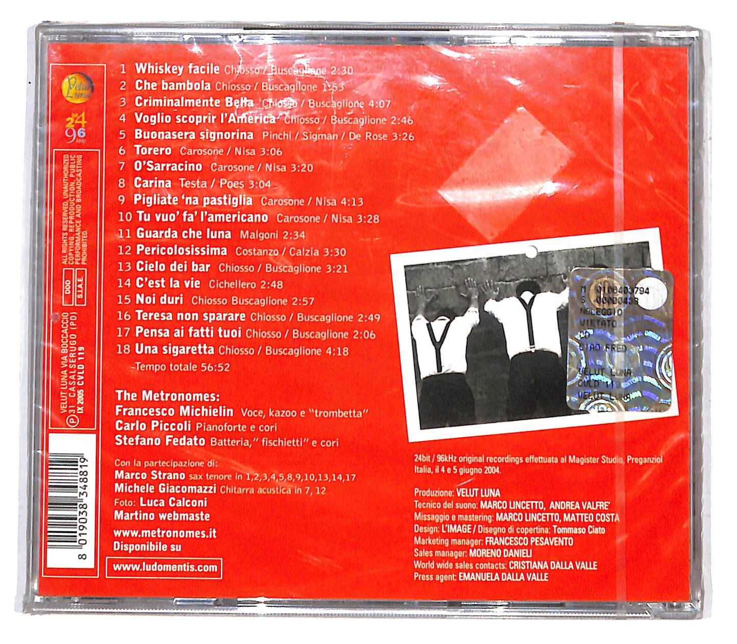 EBOND Metronomes - Ciao Fred! The Metronomes Play Buscaglione E Dintorni CD CD138159