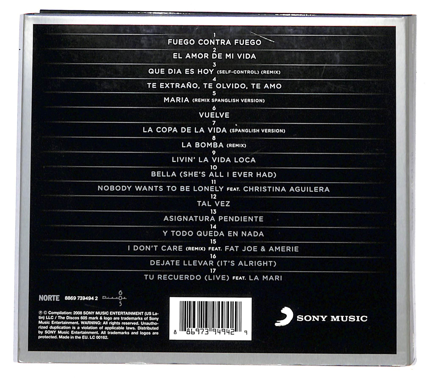 EBOND Ricky Martin - 17 DIGIPACK CD CD138162