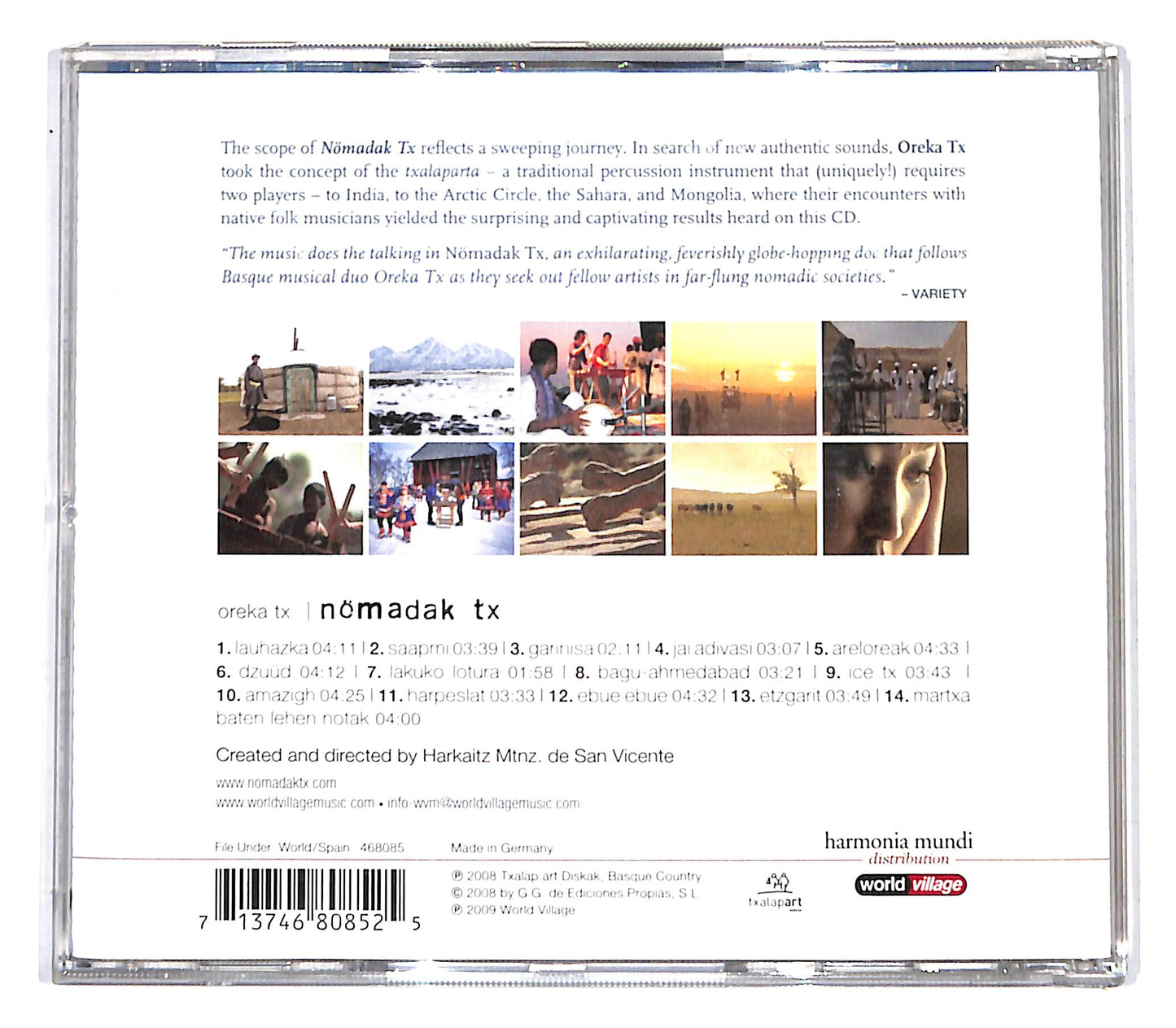 EBOND Oreka TX - Nomadak Tx CD CD138166