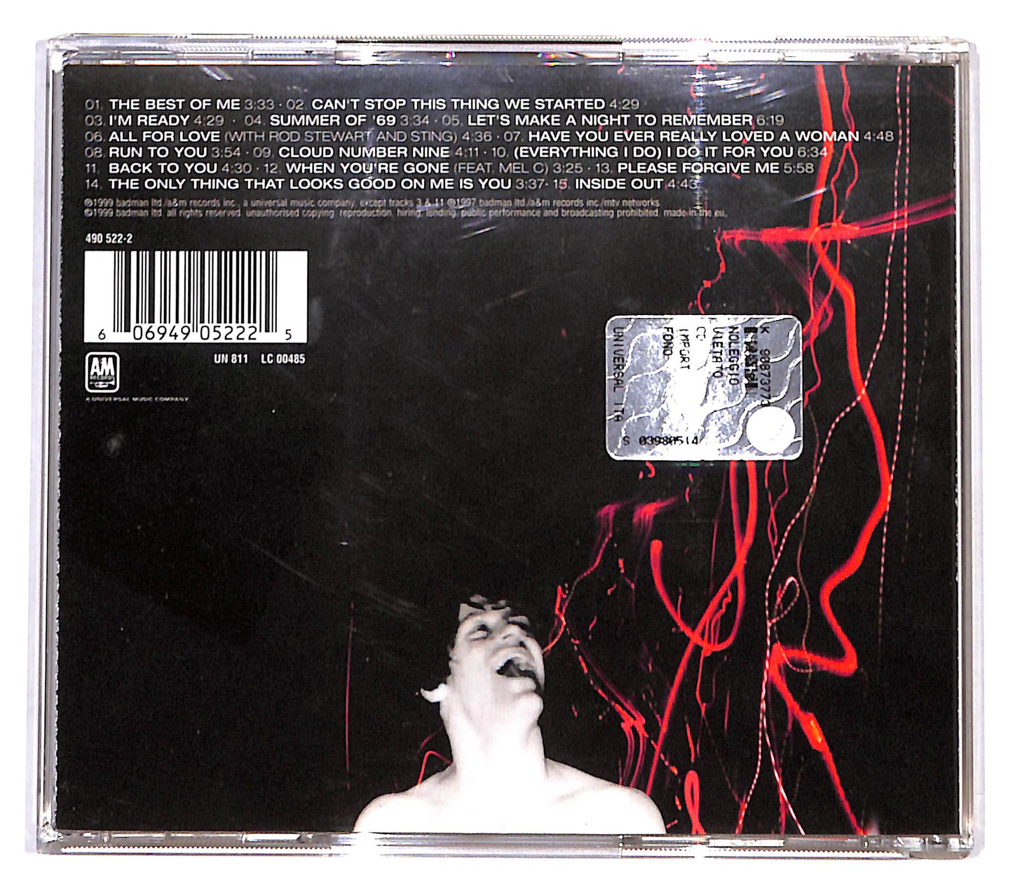 EBOND Bryan Adams - The Best Of Me CD CD138202