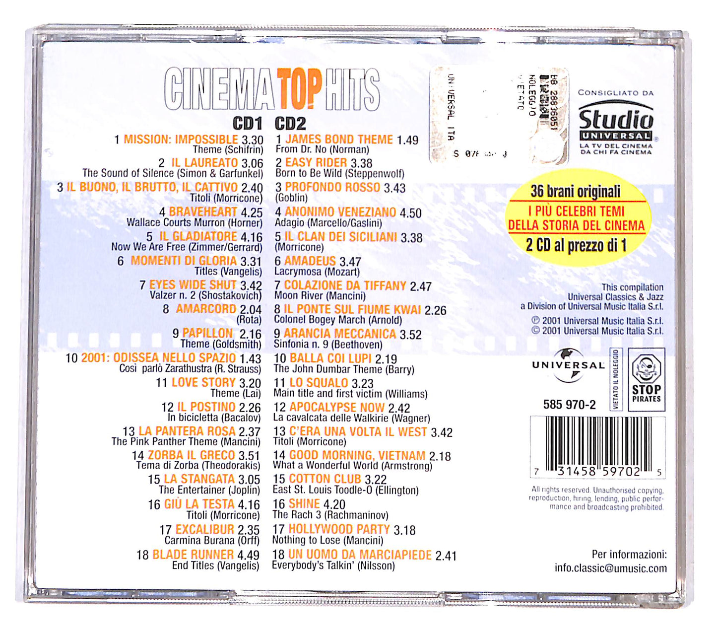 EBOND Various - Cinema Top Hits CD CD138239