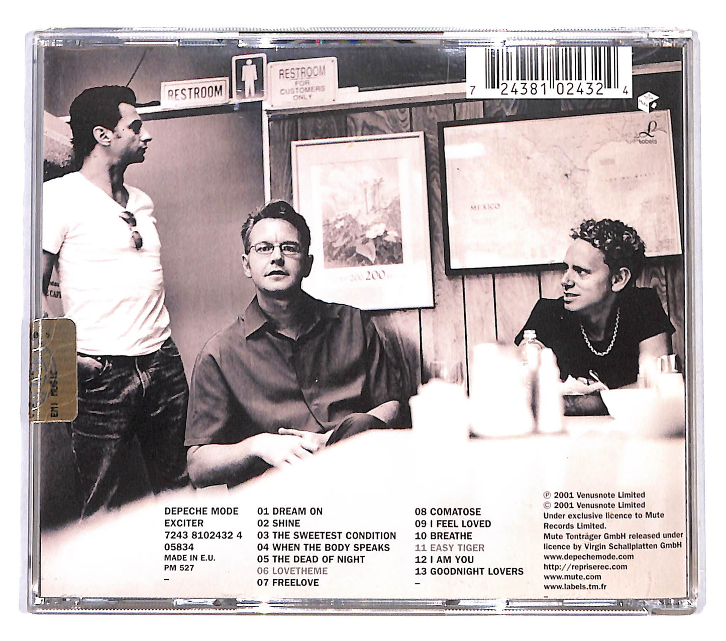 EBOND Depeche Mode - Exciter CD CD138243