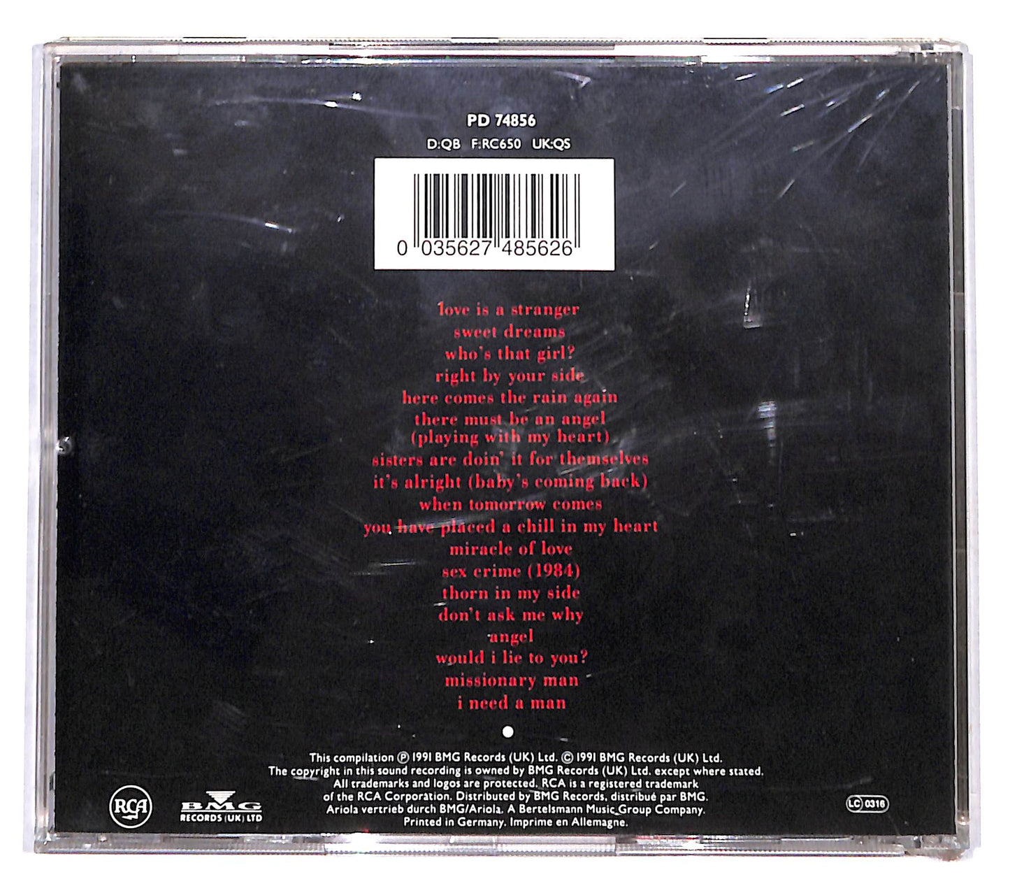 EBOND Eurythmics - Greatest Hits CD CD138245