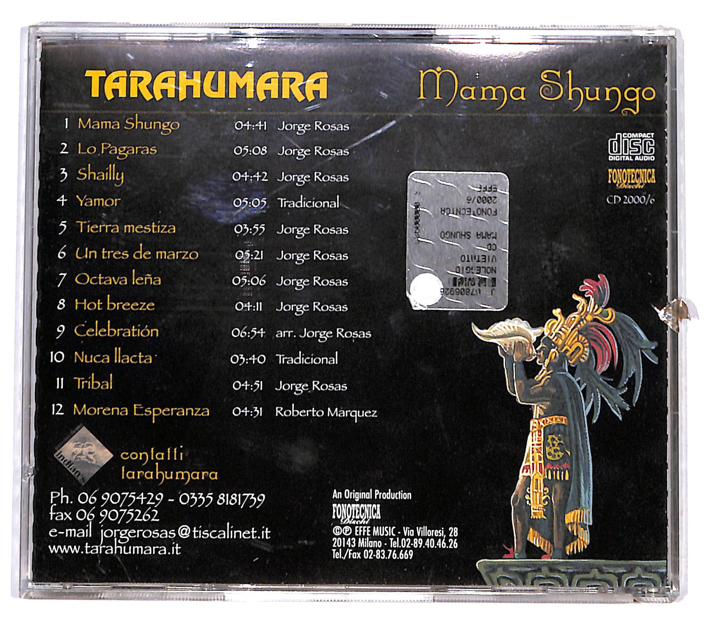 EBOND Tarahumara - Mama Shungo CD CD138301