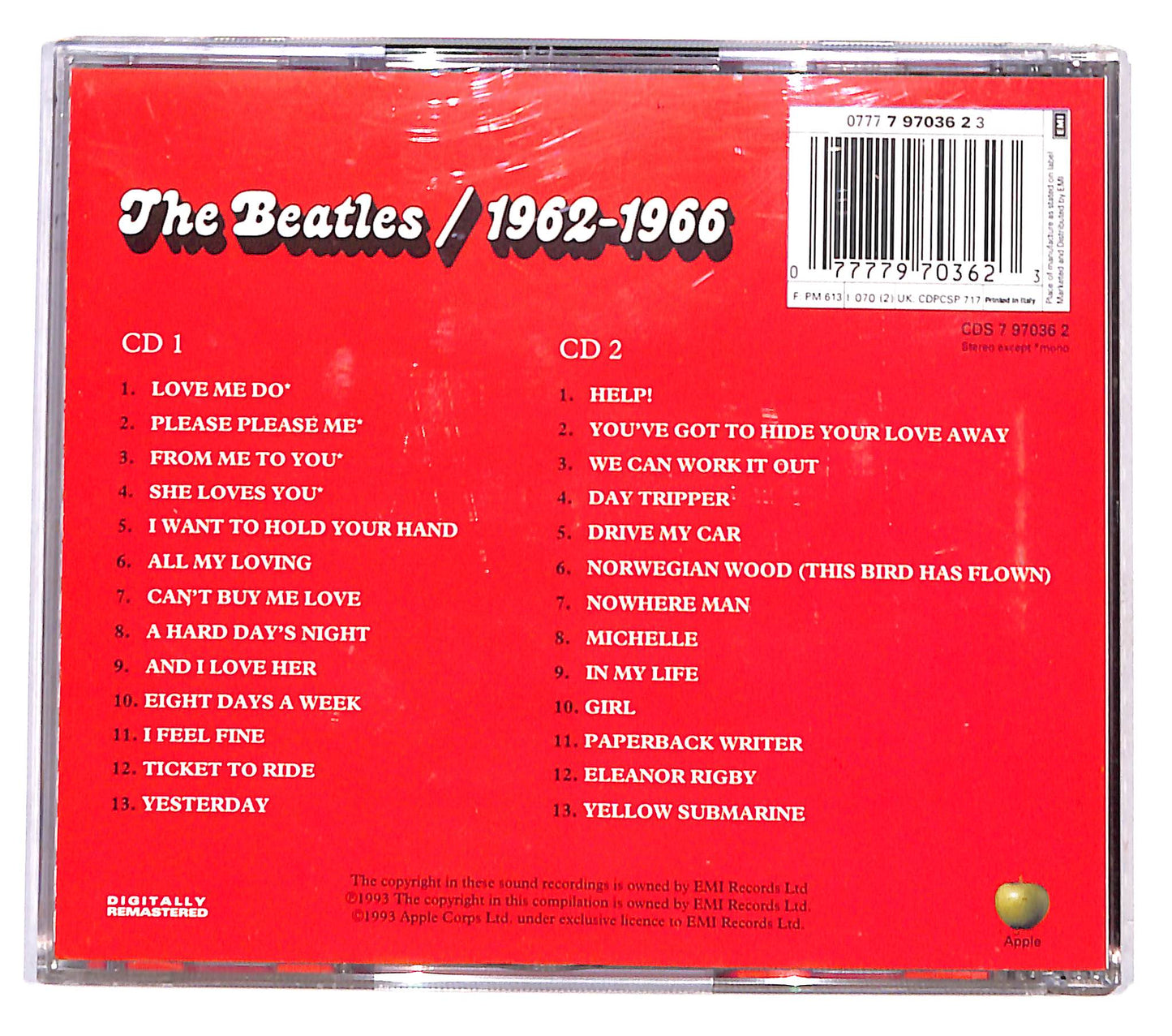 EBOND The Beatles ‎- 1962-1966 CD CD138307