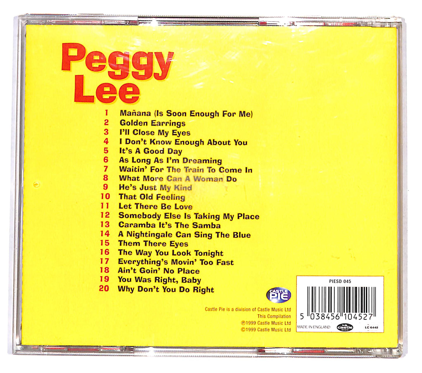 EBOND Peggy Lee - Manana CD CD138322