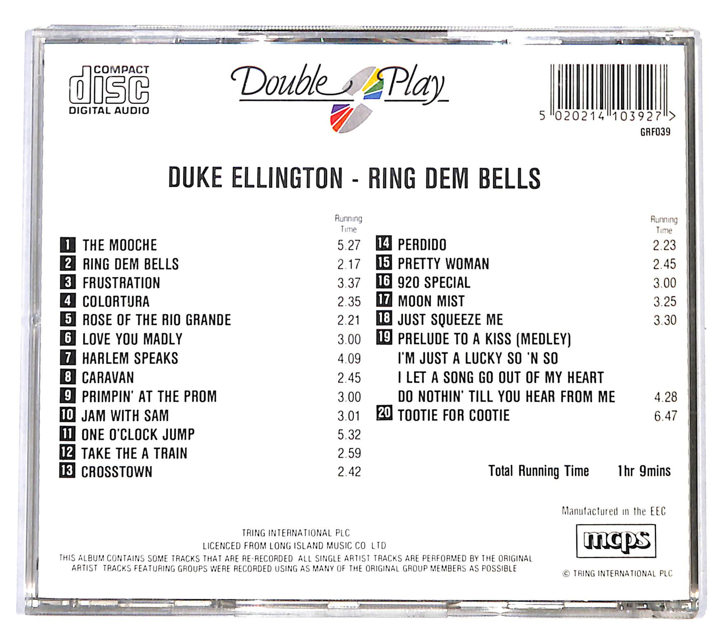 EBOND Duke Ellington - Ring Dem Bells CD CD138325