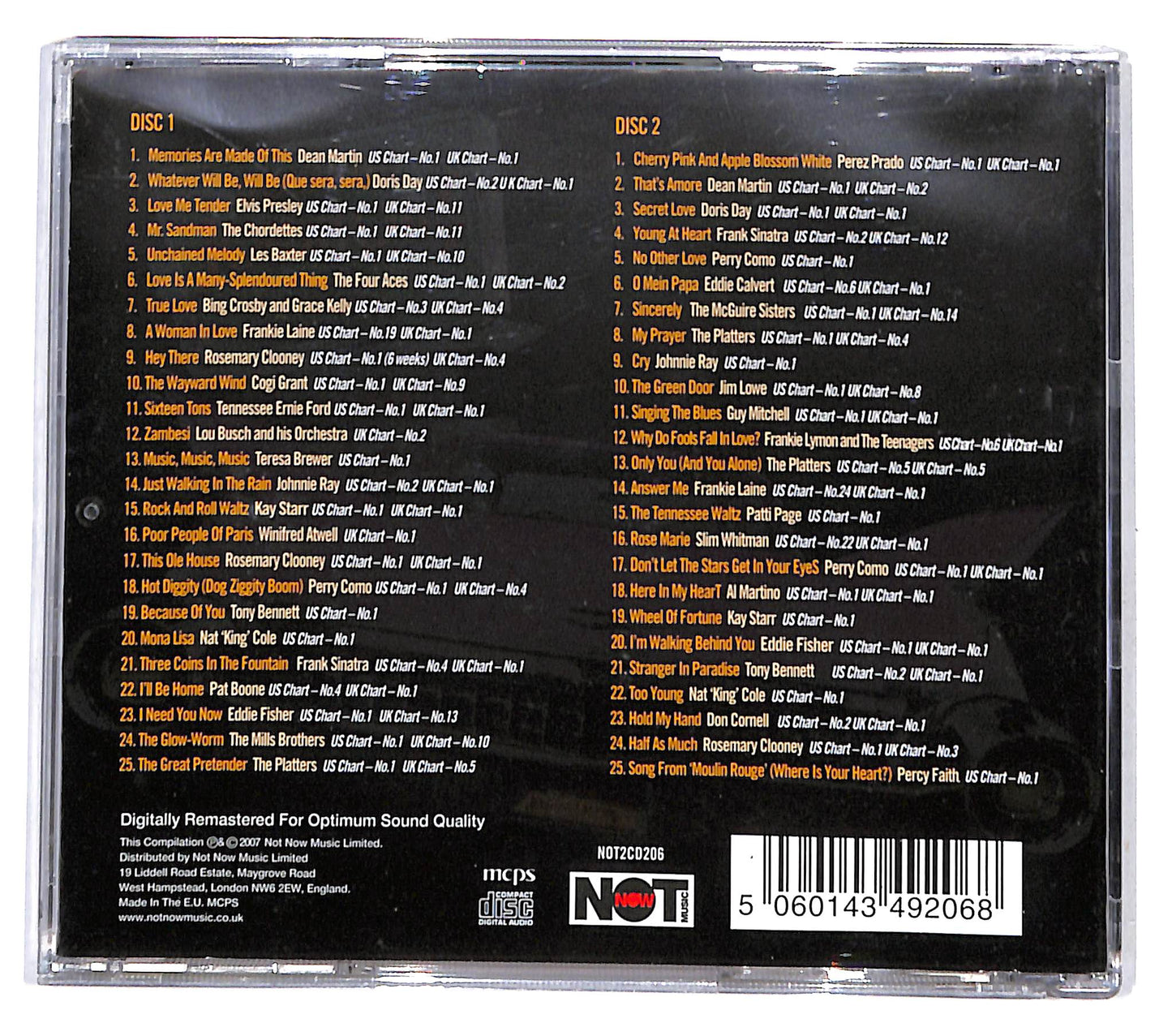 EBOND Various - Top 10 Hits Of The '50s CD CD138338