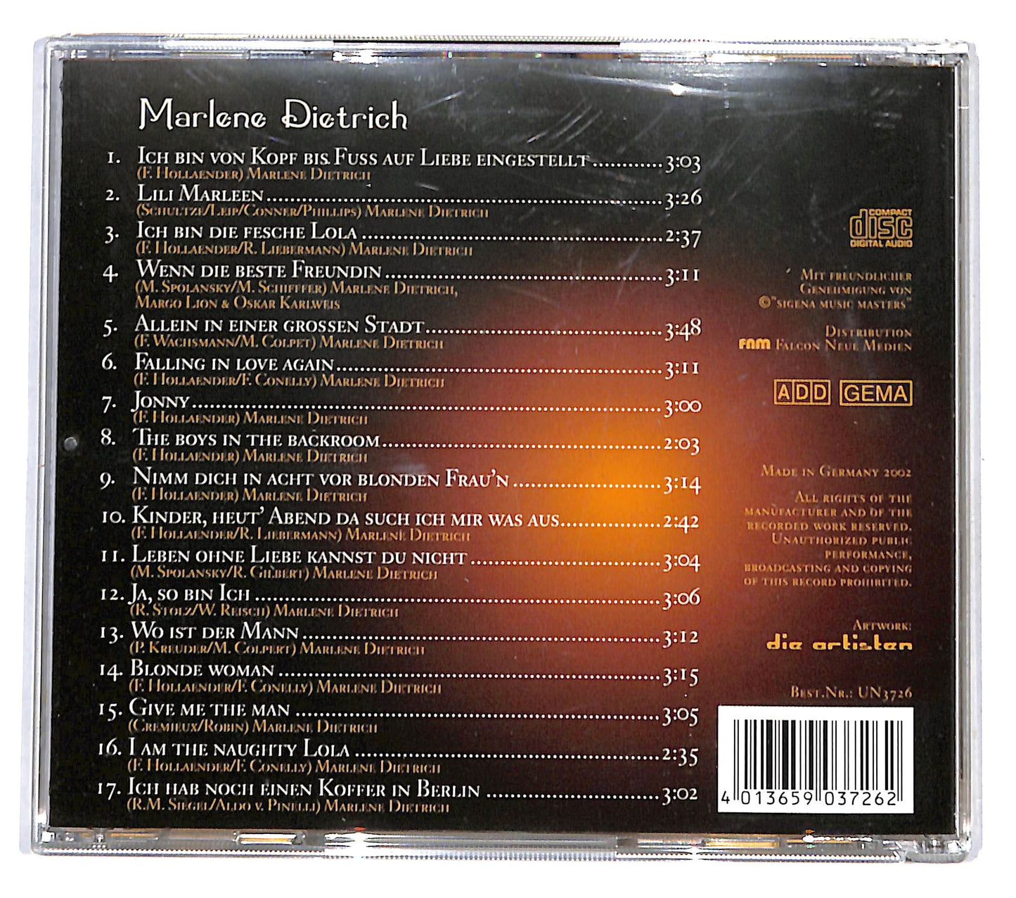 EBOND Marlene Dietrich - Ihre Grossen Erfolge CD CD138342