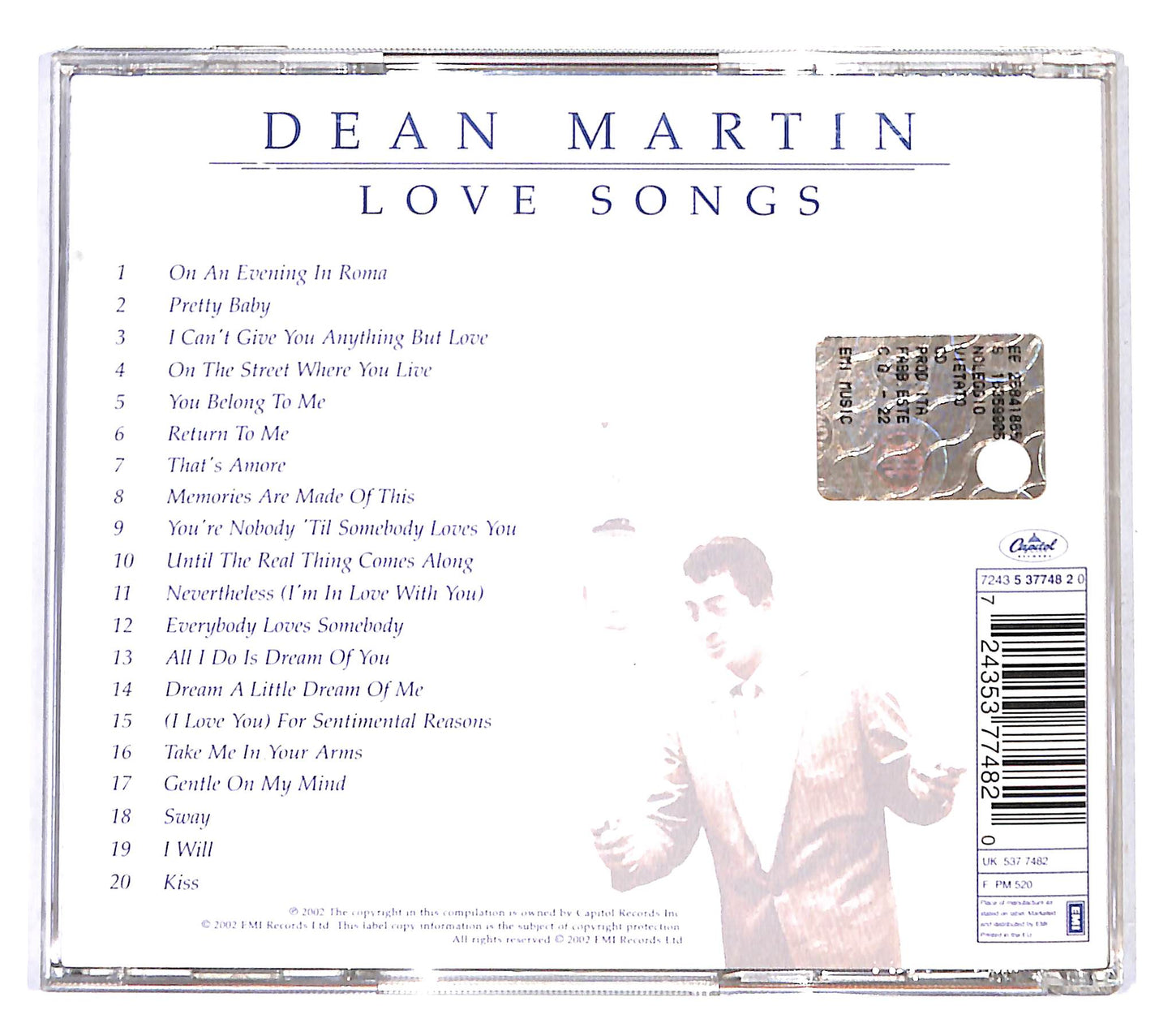 EBOND Dean Martin - Love Songs CD CD138363