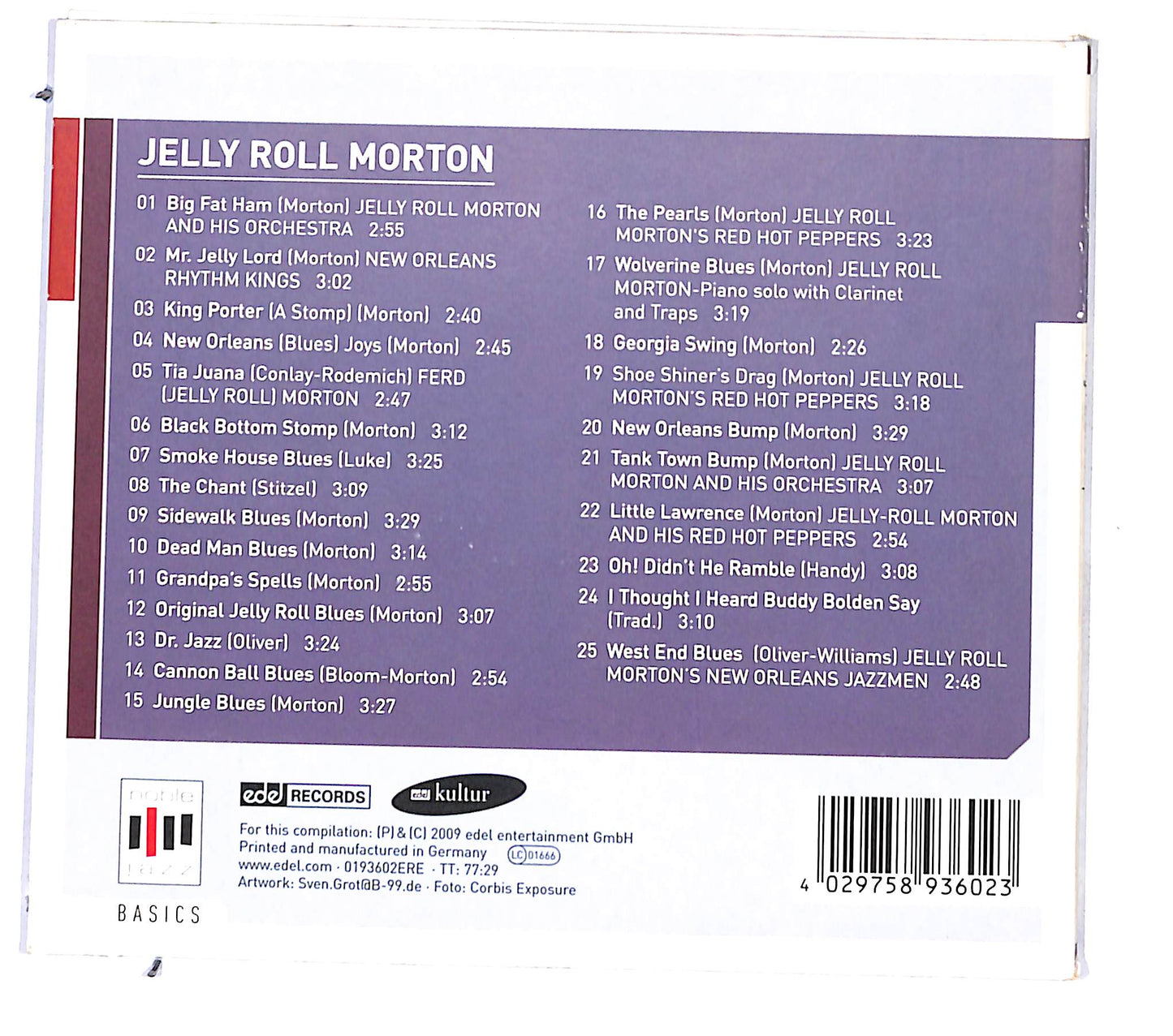 EBOND Jelly Roll Morton - King Porter Stomp DIGIPACK CD CD138405