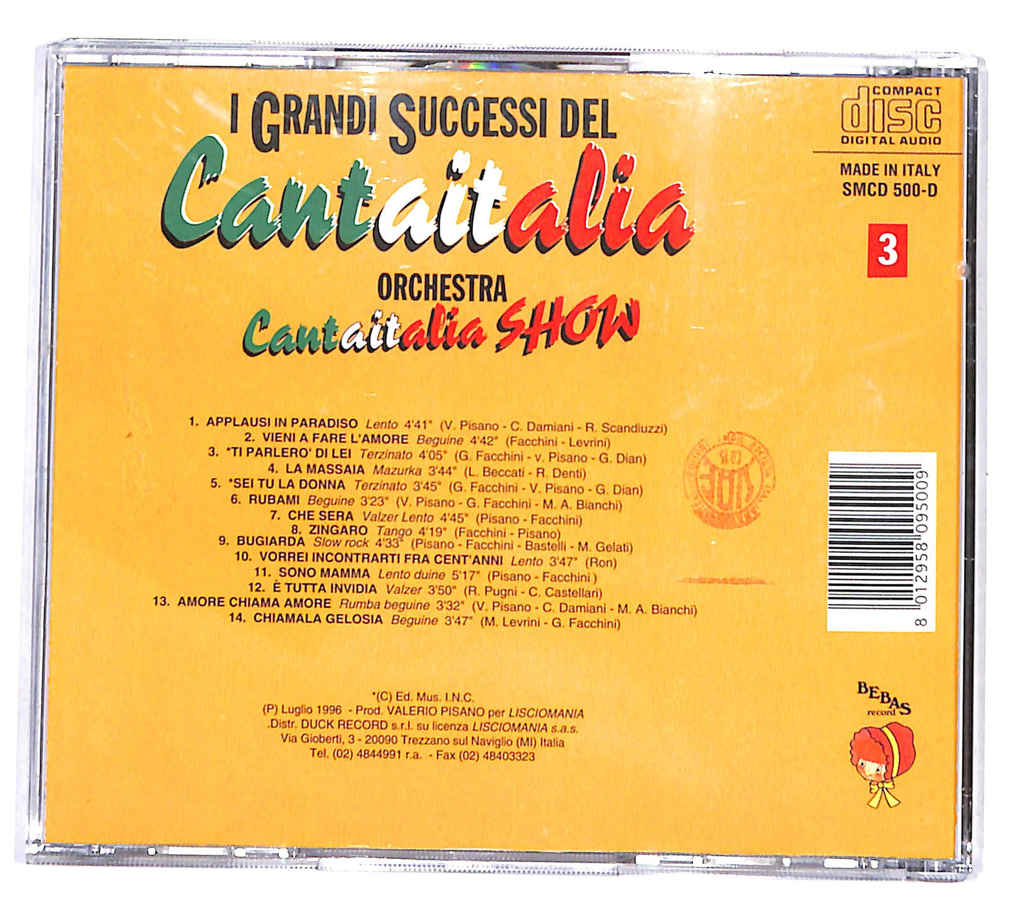 EBOND Various - i Grandi successi del cantaitalia vol.3 CD CD138430