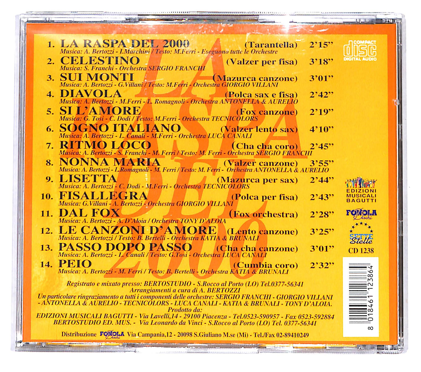 EBOND Various - la raspa del 2000 compilation CD CD138436