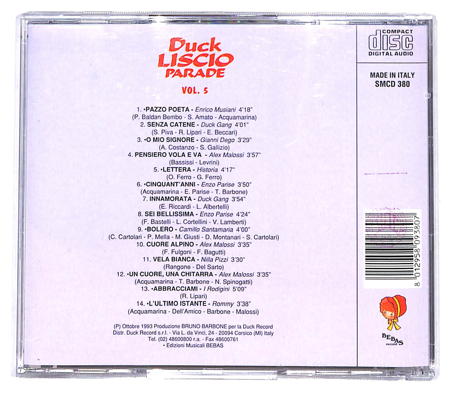EBOND Various - Duck Liscio Parede vol.5 CD CD138440