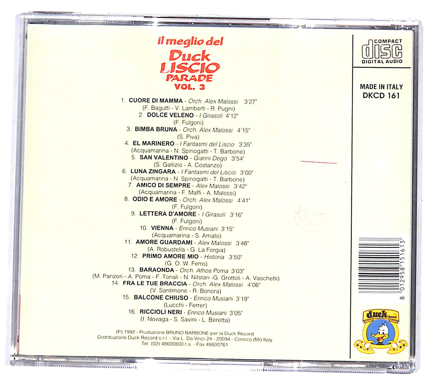 EBOND Various - il meglio del Duck Liscio Parade vol.3 CD CD138441