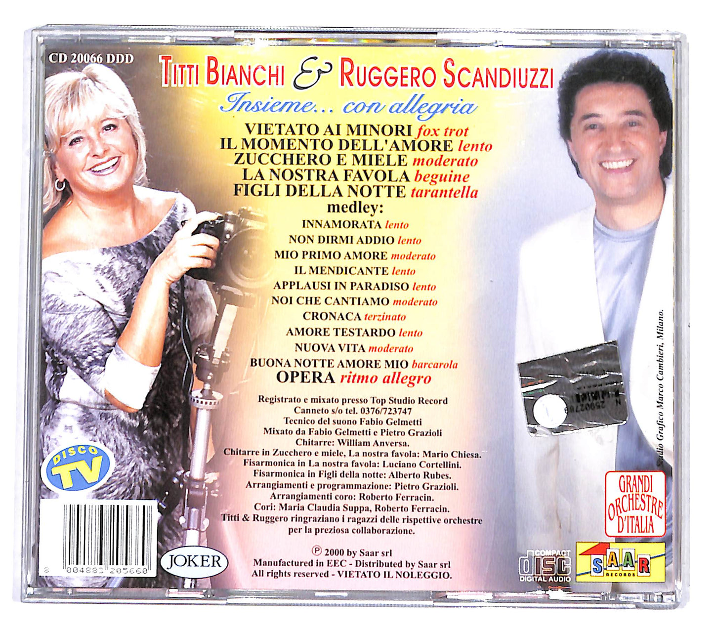 EBOND Titti & Ruggero - Insieme... con allegria CD CD138457