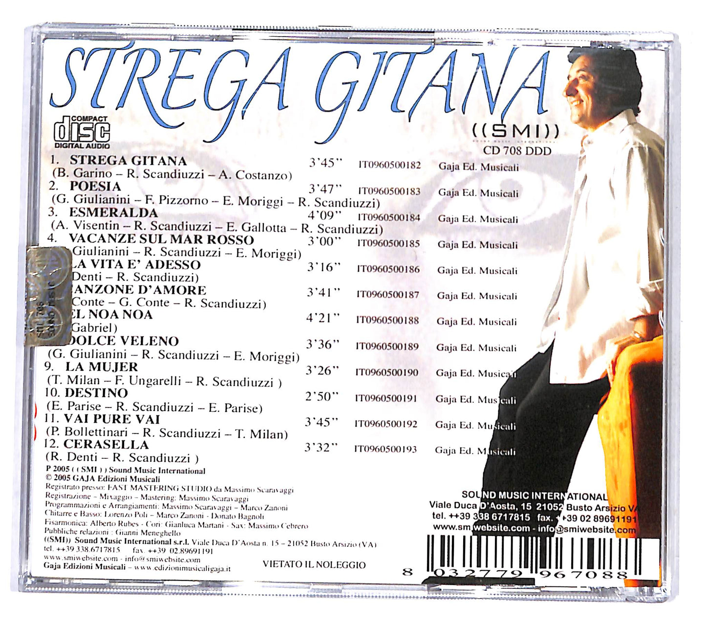 EBOND Ruggero Scandiuzzi - Strega Gitana CD CD138502