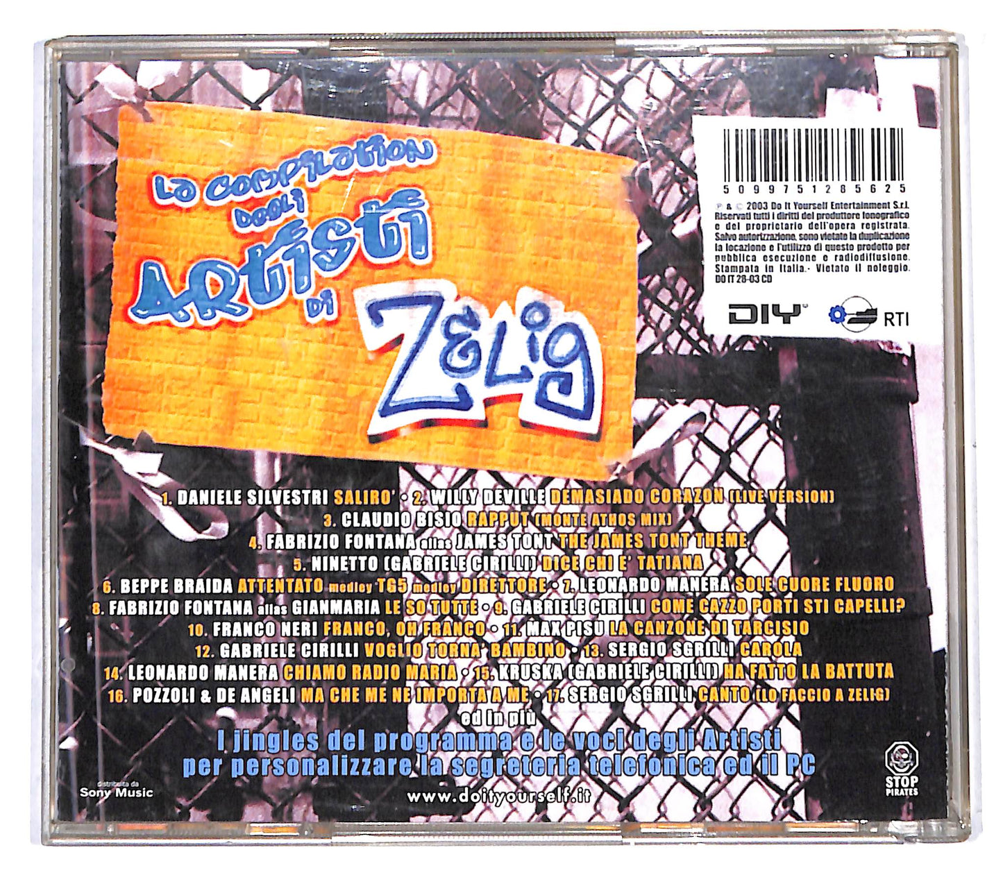 EBOND Various - La Compilation Degli Artisti Di Zelig CD CD138515