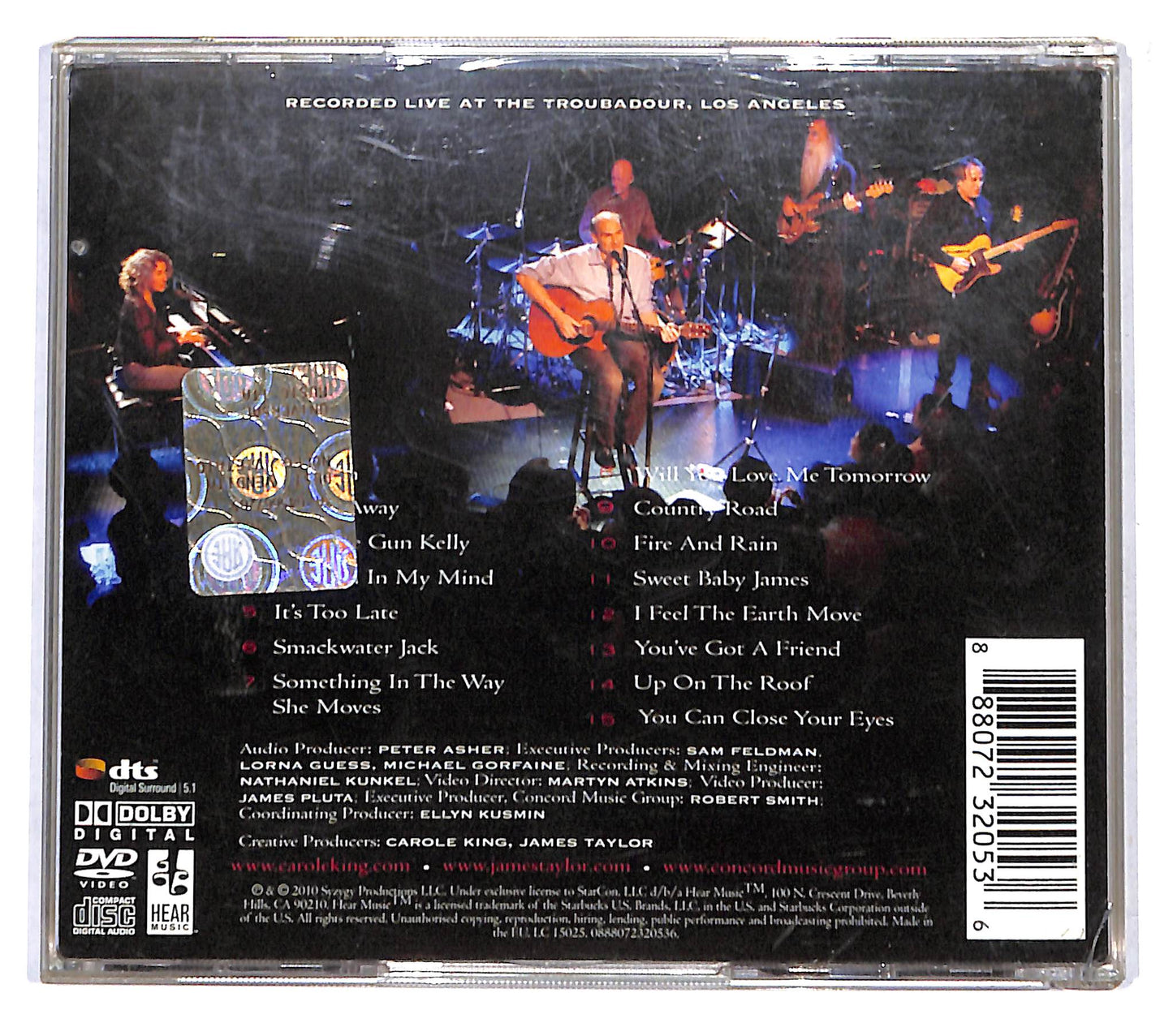 EBOND Carole King & James Taylor - Live At The Troubadour CD CD138520