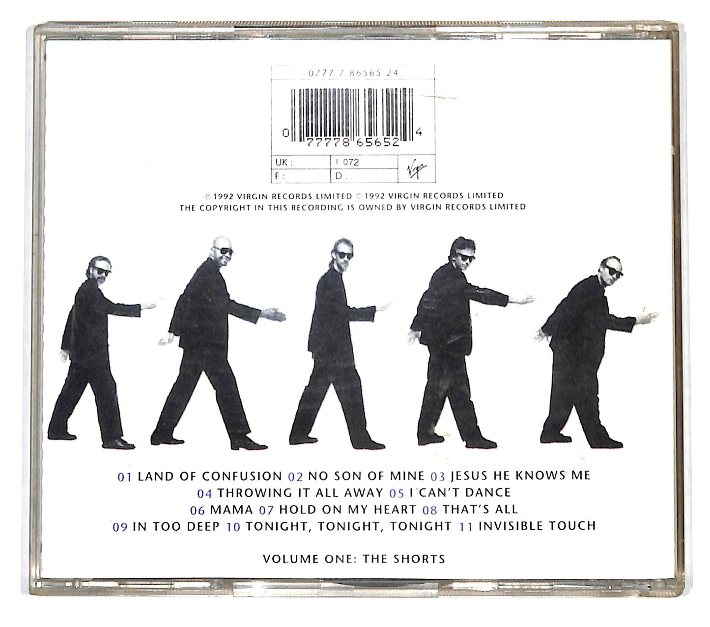 EBOND Genesis - Live - The Way We Walk Volume One: The Shorts CD CD138564