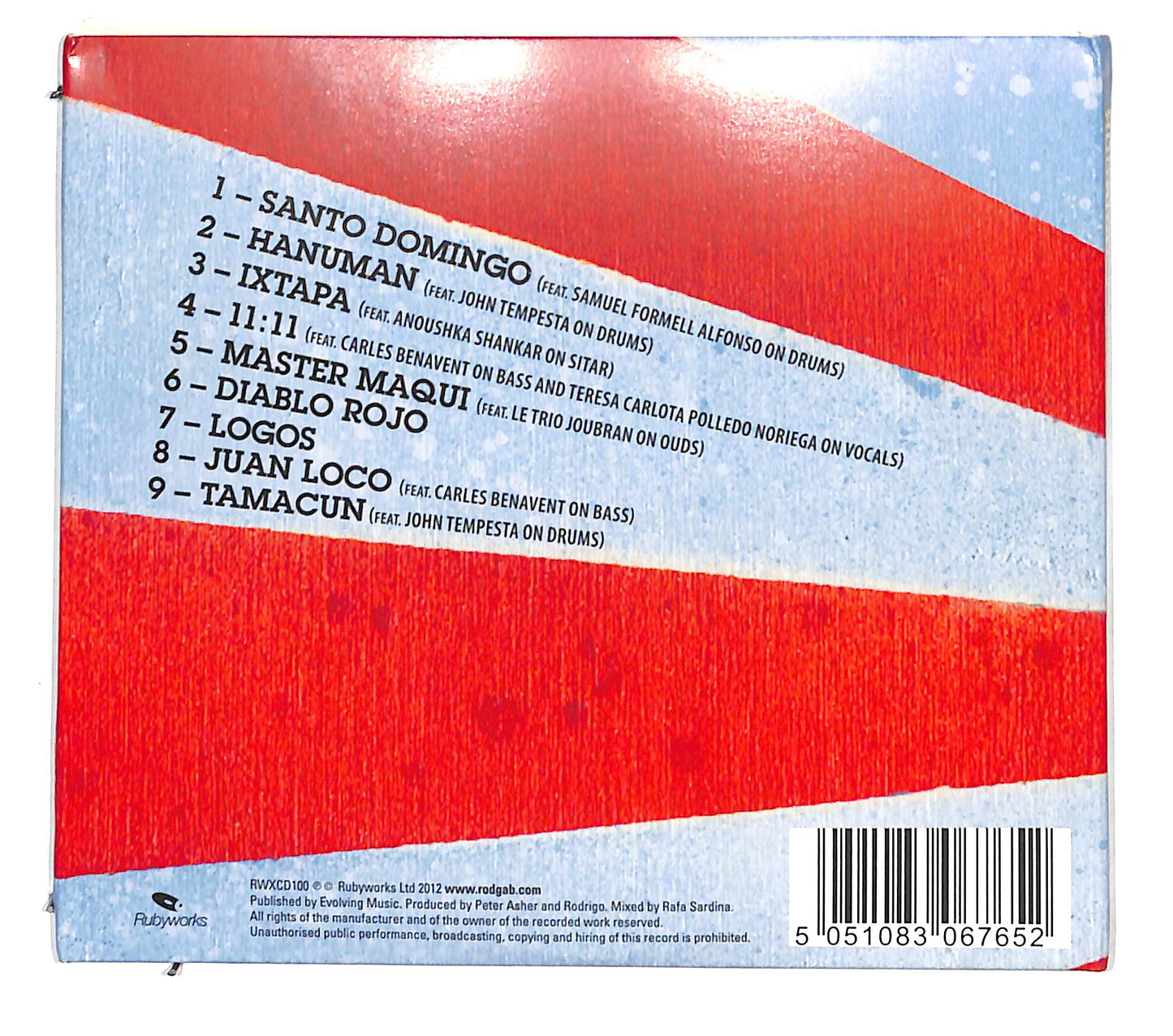 EBOND Rodrigo Y Gabriela And C.U.B.A. - Area 52 DIGIPACK CD CD138651
