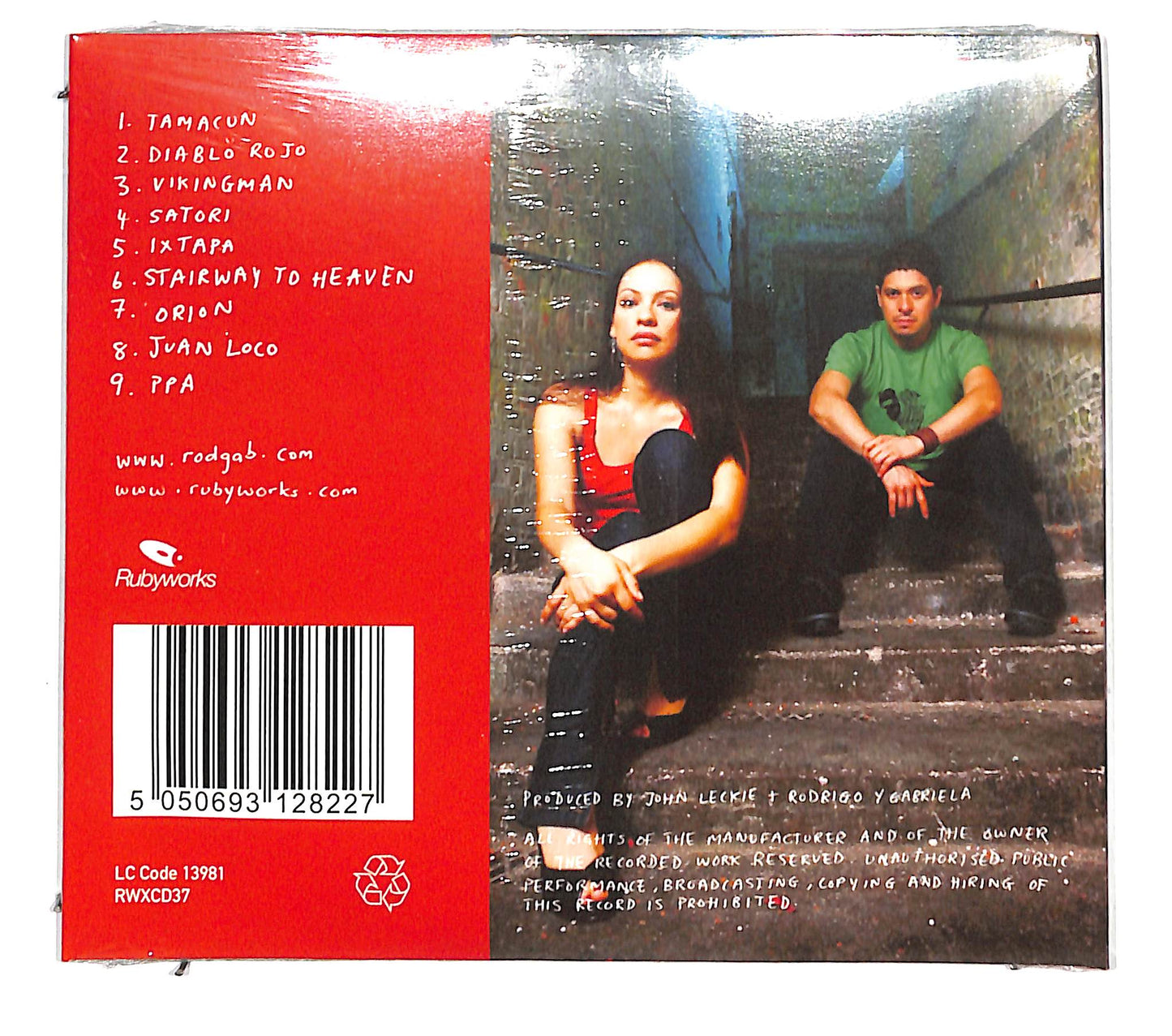 EBOND Rodrigo Y Gabriela - Rodrigo Y Gabriela DIGIPACK CD CD138652
