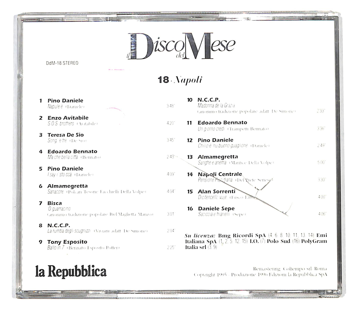 EBOND Various - Napoli - il disco del mese vol 18 CD CD138661